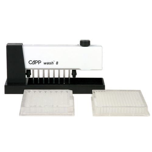 Lavadora de microplacas manual - W-8	 - Capp - para testes ELISA
