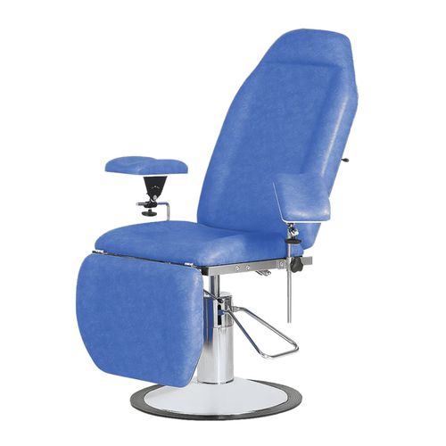 Poltrona hidráulica para coleta de sangue - 512 - CARINA  - articulada em 3 seções / com altura regulável / Trendelenburg