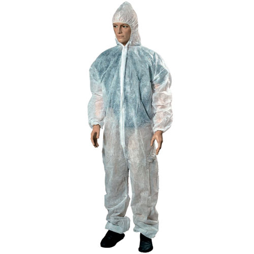 Macacão de proteção unissexo - CEASA26  - CEABIS - descartável / impermeável / branco
