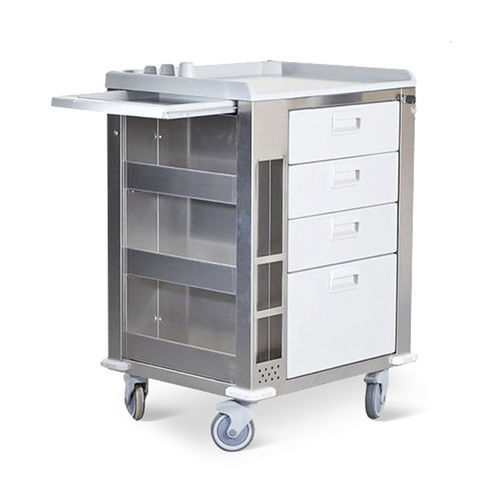 Carrinho para tratamentos - COMFORT - Centro Forniture Sanitarie   - hospitalar / para hospital / em aço inoxidável