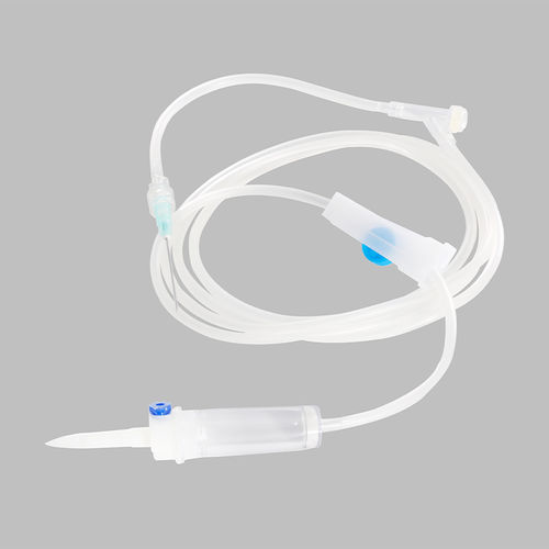 Kit de infusão em policloreto de vinila - Changzhou Medical Appliances General Factory - com câmara de gotejamento / com torneira / com conector em Y