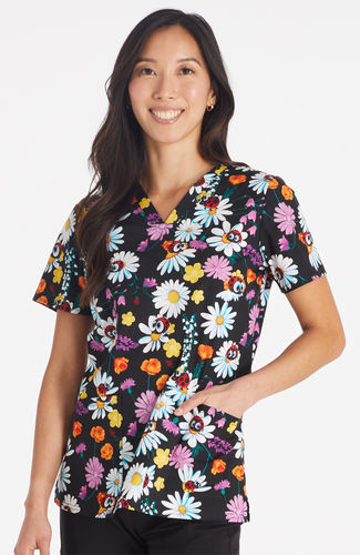 Camisa hospitalar de mulher - CK-CK651 - Cherokee Uniforms - L / XL / M