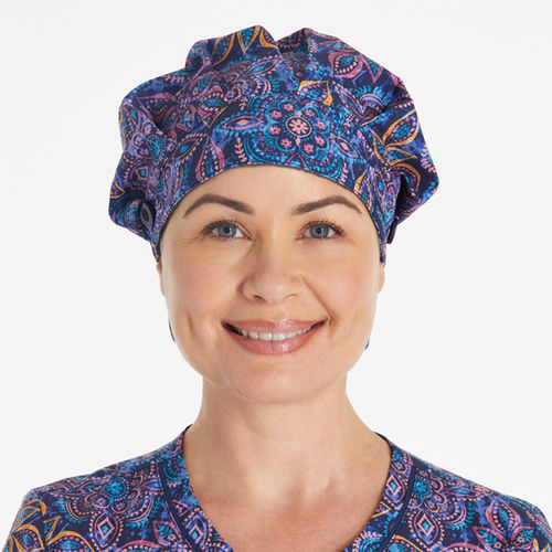 Touca hospitalar com elástico - CK-CK514 - Cherokee Uniforms - em poliéster / lavável
