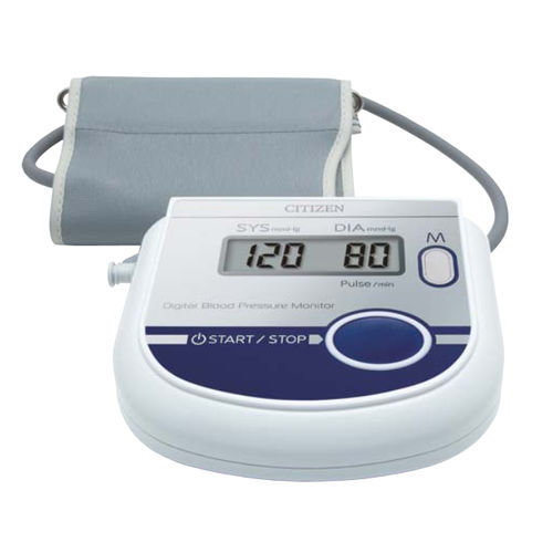 Medidor digital de pressão arterial automático - CH-452 - Citizen Systems Japan  - oscilométrico / com braçadeira para adulto / 1x90