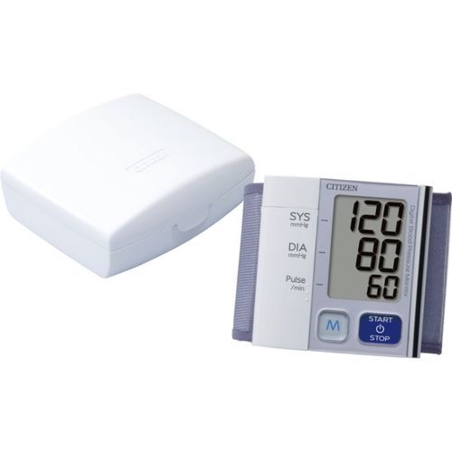 Medidor digital de pressão arterial automático - CH-657 - Citizen Systems Japan  - oscilométrico / de punho / com braçadeira