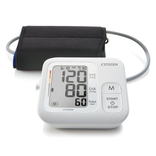 Medidor digital de pressão arterial automático - CHUG330 - Citizen Systems Japan  - oscilométrico / com braçadeira para adulto / 1x60