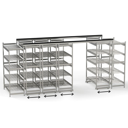 Estante modular - SHALLOY TOP-TRACK - Conf Industries - para caixas / para cestos / de estrutura aberta