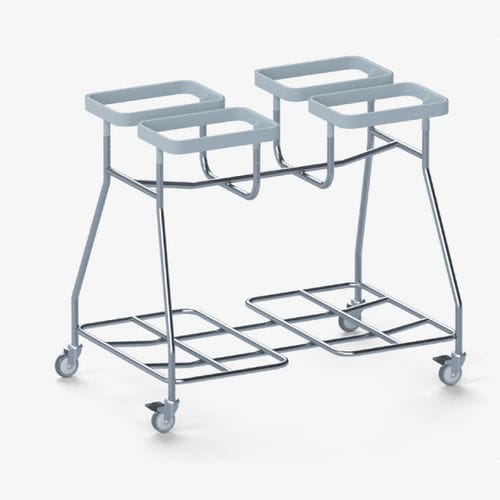 Carrinho para roupa suja - AXLBCQ - Conf Industries - médico-hospitalar / de transporte / para lavanderia