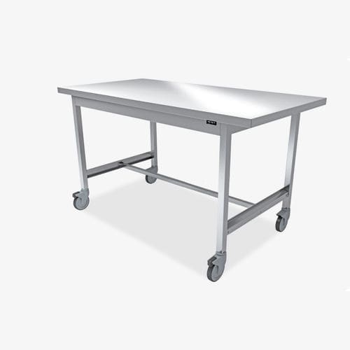 Mesa de trabalho - 191AXCR-ELEVET - Conf Industries - retangular / de altura regulável / com rodízios
