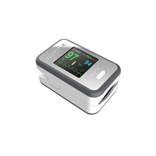 Oxímetro de pulso para dedo - CMS50H  - Contec Medical Systems - médico-hospitalar / a bateria / cinza