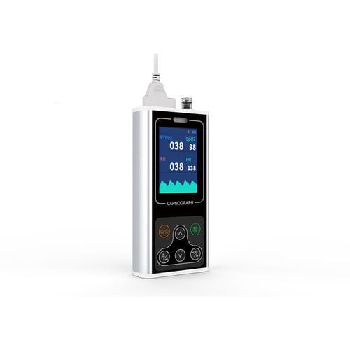 Monitor de paciente de mão - CA10S-VET - Contec Medical Systems - de frequência respiratória / de frequência cardíaca / EtCO2