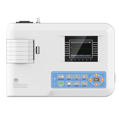 Eletrocardiógrafo para ECG em repouso - ECG100G  - Contec Medical Systems - 1 canal / digital / com impressora