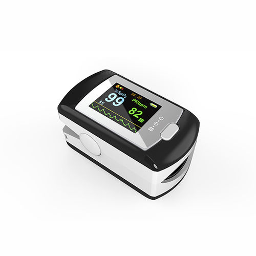 Oxímetro de pulso para dedo - CMS50E  - Contec Medical Systems - médico-hospitalar / a bateria / preto