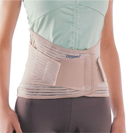 Cinta lombossacral - 5503 - Conwell Medical - para adulto / flexível