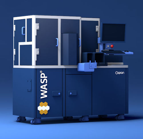 Sistema automático de preparação de amostras - WASP® - Copan Italia - para microbiologia / para manipulação de líquidos / de piso