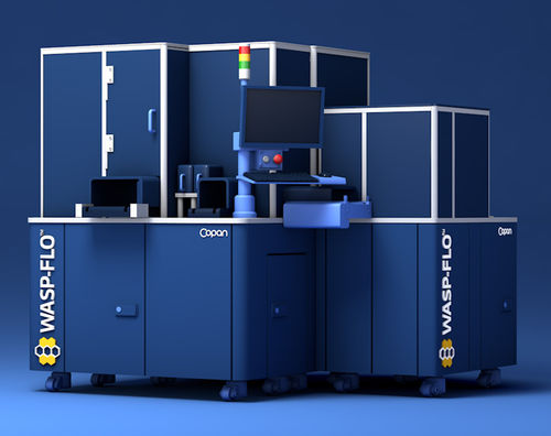 Sistema de automação de laboratório para microbiologia - WASP-FLO™ - Copan Italia - para triagem de tubos