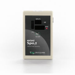 Monitor de sinais vitais compacto - MiniSpO2T® 503DX - Criticare Systems - de mão / de frequência cardíaca / de SpO2
