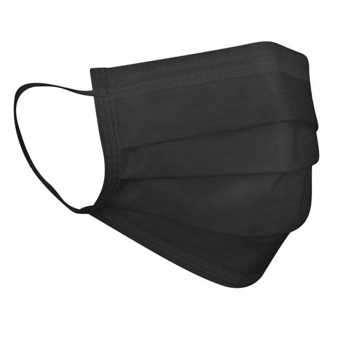Máscara cirúrgica de tipo IIR - 204 - DACH Schutzbekleidung - em polipropileno / para adulto / preta