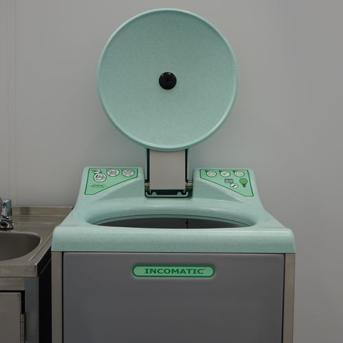 Triturador para área suja/expurgo - Incomatic - DDC - para estabelecimento de saúde / para hospital / automático