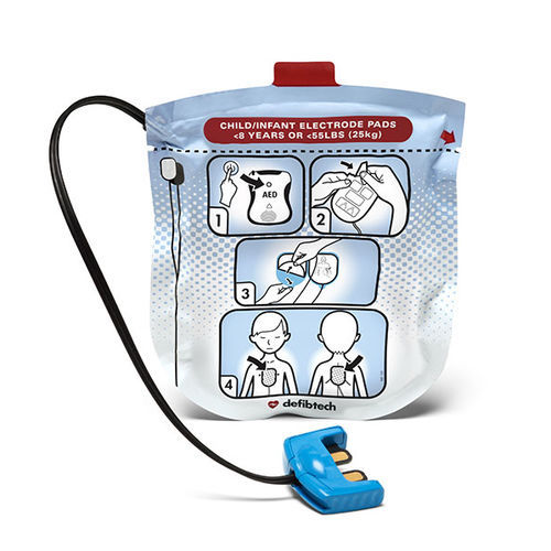 Eletrodo de desfibrilação pad - DDP-2002 - Defibtech - infantil
