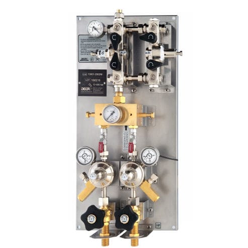 Unidade de distribuição de gases medicinais de baixo fluxo - C-LH-R 2290 - DELTA P  - de estágio duplo / automática