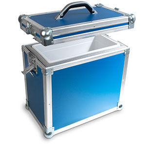 Caixa para amostras de transporte - B 1000 39 - delta T - Gesellschaft für Medizintechnik - para medicamentos / para laboratório / a vácuo