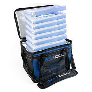 Bolsa para amostras biológicas - B 1002 10 - delta T - Gesellschaft für Medizintechnik - com alça para tiracolo / isotérmica