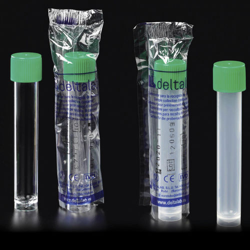 Tubo de ensaio para laboratório EUROTUBO® Deltalab em polietileno / para centrífuga Tubo de ensaio para laboratório EUROTUBO® Deltalab em polietileno / para centrífuga