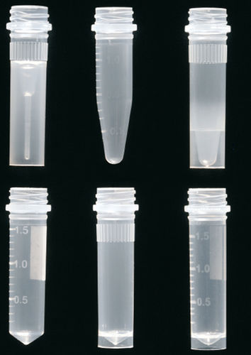 Tubo de ensaio para laboratório - 409111/4	 - Deltalab - para PCR / cônico / em polipropileno