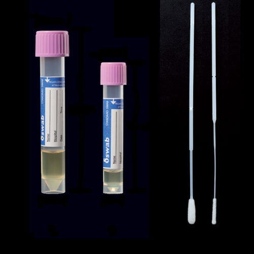 Swab para microbiologia - 304305KF - Deltalab - para vírus / com meio de transporte / estéril