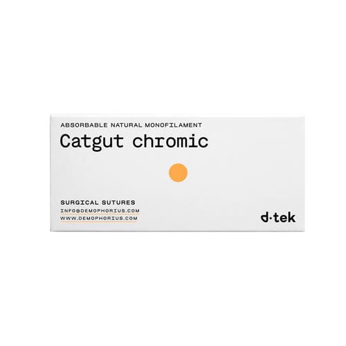 Fio de sutura absorvível - CC - Demophorius Healthcare - para cirurgia geral / para cirurgia oftalmológica / para cirurgia uroginecológica