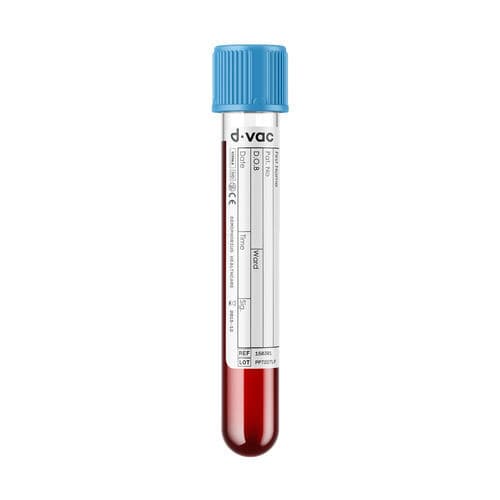 Tubo de coleta para análise da coagulação - PPT - GPT - Demophorius Healthcare - cilíndrico / de plasma / em material plástico