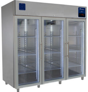Refrigerador de laboratório - DS-PGM21GBBPCBHE-A - Desmon Scientific - para farmácia / vertical / com 3 portas