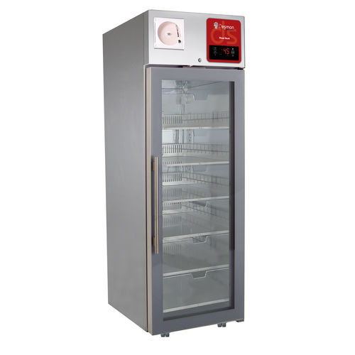 Refrigerador para banco de sangue - DSE-PSM07GBBPCBHE-A - Desmon Scientific - vertical / com 1 porta / com porta de vidro