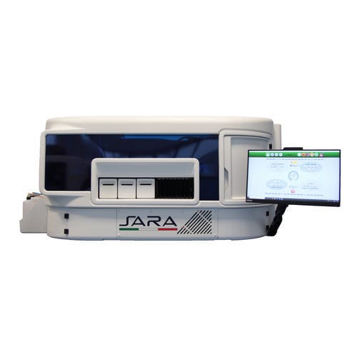 Sistema de automação de laboratório para montagem de testes de diagnóstico - S.A.R.A. - Dia.Pro Diagnostic Bioprobes  - de acesso aleatório