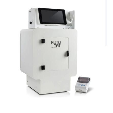 Sistema de automação de laboratório para analisador hematológico - AUTODAT - Diesse Diagnostica Senese - com leitor de códigos de barras / de bancada