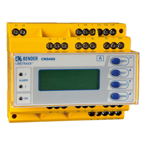 Dispositivo supervisor de isolamento para bloco operatório - LINETRAXX® CMS460-D - Bender - para unidade de cuidados intensivos / para instalações de estabelecimentos médicos do grupo 2 (áreas críticas) / IEC 60364-7-710