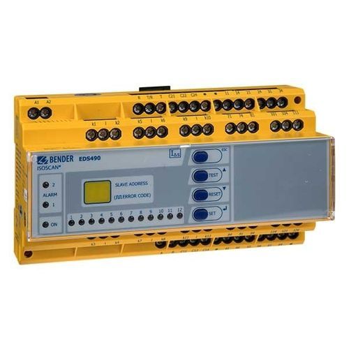 Monitoramento de teste de segurança elétrica - LINETRAXX® RCMS490-L - Bender - para sistemas médicos IT / portátil