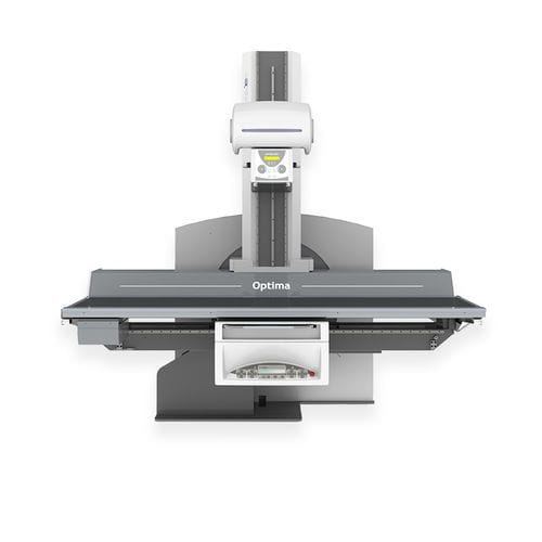Sistema de radiofluoroscopia digital - OPTIMA - DMS Imaging - para fluoroscopia diagnóstica / para radiografia geral / com mesa basculante