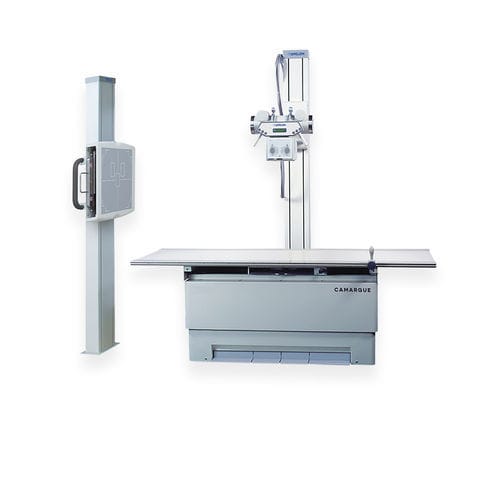Sistema de radiografia digital - CAMARGUE series - DMS Imaging - para radiografia geral / com bucky de piso