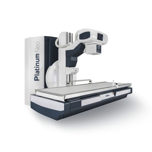 Sistema de radiofluoroscopia digital - PLATINUM NEO - DMS Imaging - para fluoroscopia diagnóstica / para radiografia geral / com mesa basculante