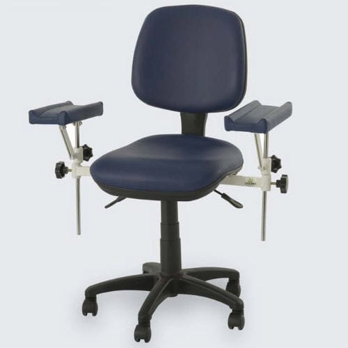 Poltrona manual para coleta de sangue - 90111101 - DOLSAN MEDICAL - com rodízios / com altura regulável