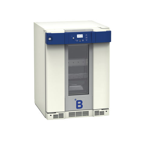 Refrigerador para banco de sangue - B131 - B Medical Systems - de embutir / com 1 porta / com porta de vidro