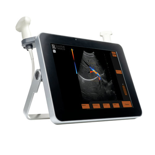 Aparelho de ultrassom portátil - EvoTouch+ - Quantel Medical - Interventional Imaging - geral / com Doppler colorido / em preto e branco