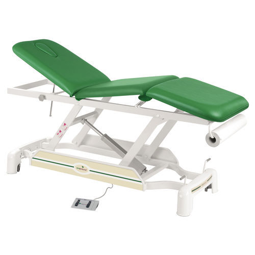 Mesa de exame para tratamentos estéticos - C3512 series - Ecopostural - elétrica / com altura regulável / articulada em 3 seções