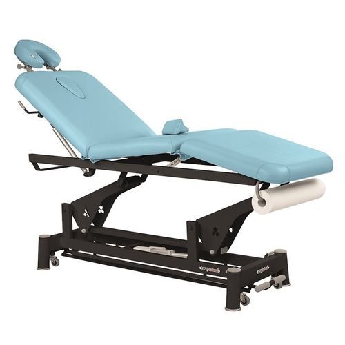 Mesa de exame elétrica - C5603 series - Ecopostural - com altura regulável / azul