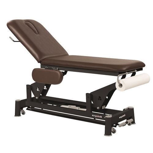 Mesa de exame para fisioterapia - C5634 series - Ecopostural - eletro-hidráulica / com encosto regulável / com rodízios