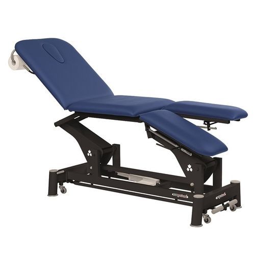 Mesa de exame eletro-hidráulica - C5638 series - Ecopostural - com altura regulável / com rodízios / articulada em 4 seções