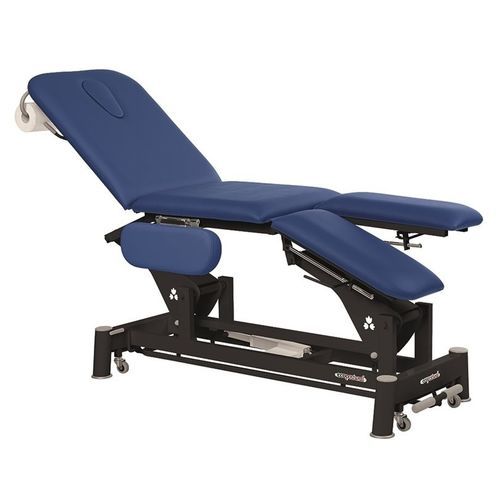 Mesa de exame eletro-hidráulica - C5639 series - Ecopostural - com encosto regulável / com rodízios / articulada em 4 seções