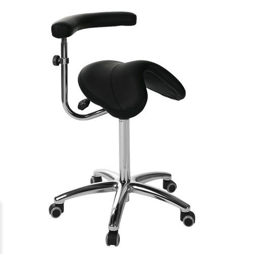Mocho para estabelecimento de saúde - S5663 series - Ecopostural - com altura regulável / basculante / com apoio de braços